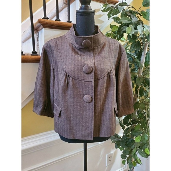 GIANNI BINI Wool Swing coat Small - Picture 1 of 10